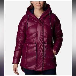 FINAL PRICE Columbia Women's Icy Heights II Down Novelty Jacket Eggplant XS NWT